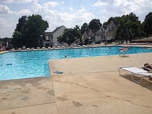 Pool right across the street