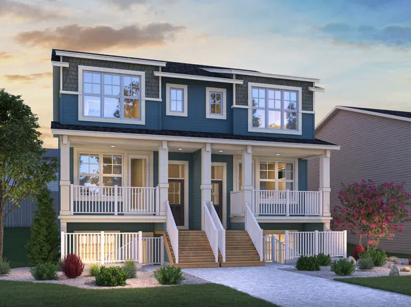 Laurel (Left) Plan, Duplex at Seton