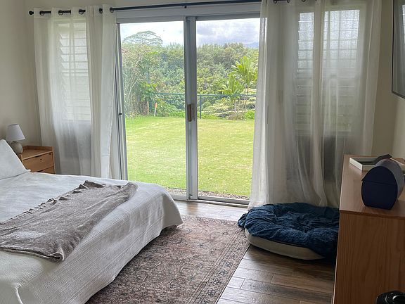 Primary bedroom with a view