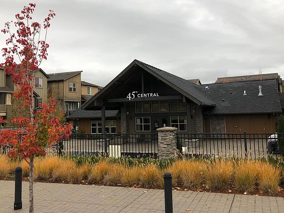 45 Central clubhouse. Although currently restricted because of Covid, pool and fitness room access is otherwise included with your rent. The inside venue space can be reserved for your private functions for a fee.