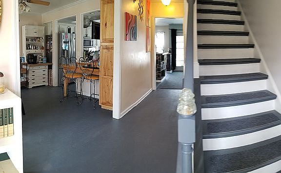 Oak Floors on lower level