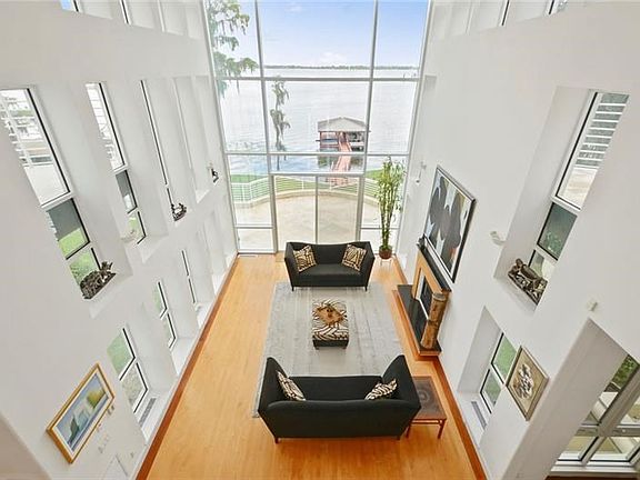Formal Living Room with soaring ceilings, expansive windows and million dollar views