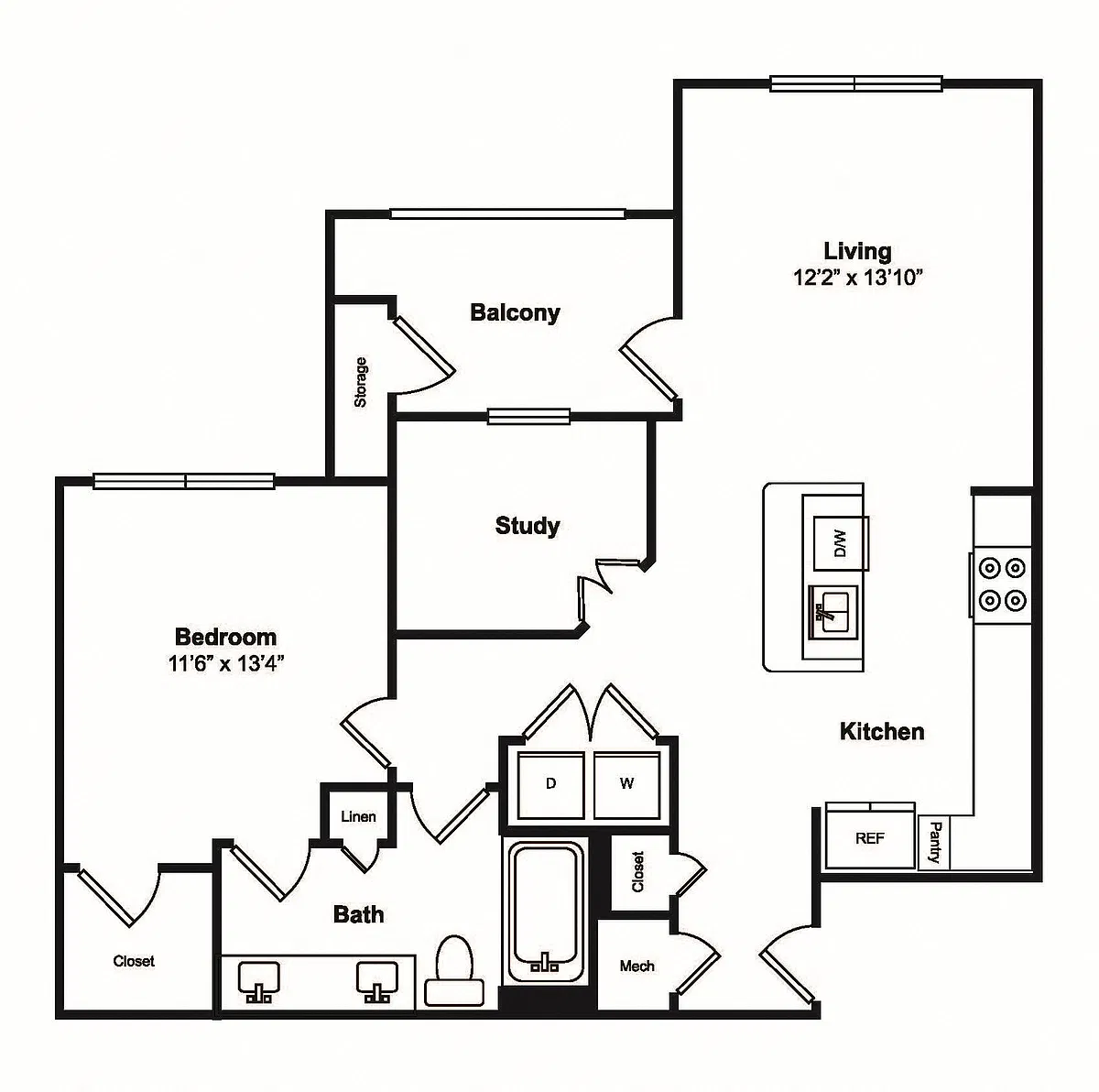 Floor plan A6