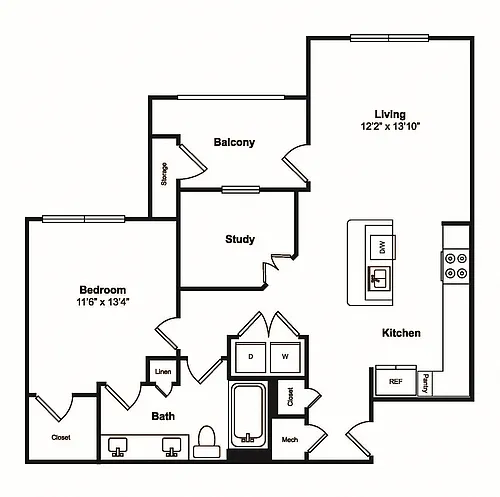 Floor plan A6