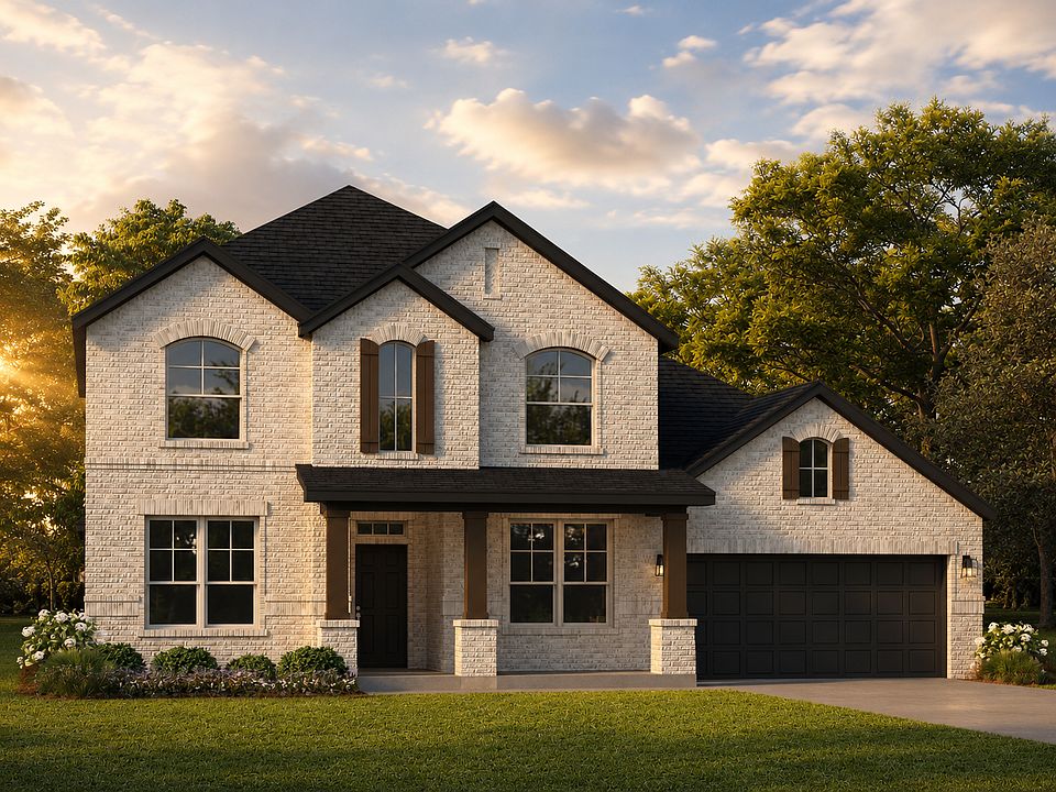 Exterior rendering of a new traditional style home by Kindred Homes