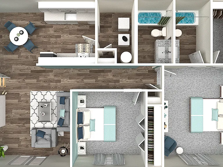 Two Bedroom Two Bathroom Two Bedroom Two Bathroom