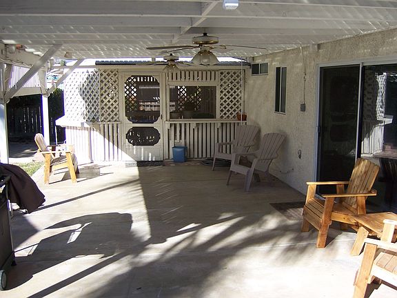 Covered patio and attached Gazebo