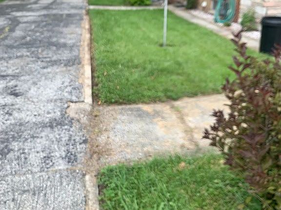 Front of driveway from stree