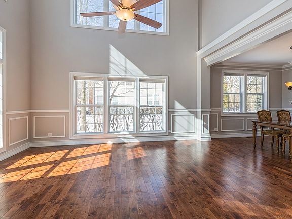 Crown, Panel Molding and Chair Rail in Living, Dining and Foyer
