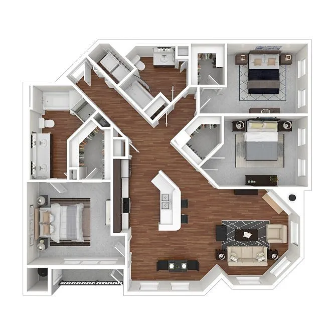 Floor plan Greys Peak - Renovated