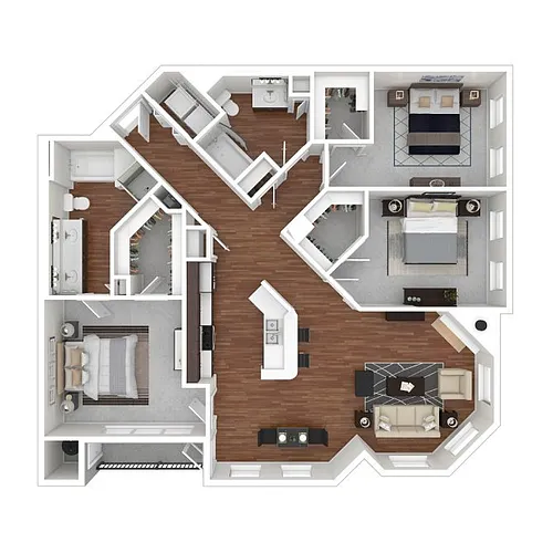 Floor plan Greys Peak - Renovated