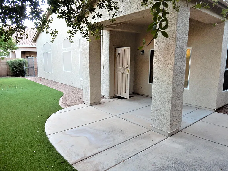 extended covered patio