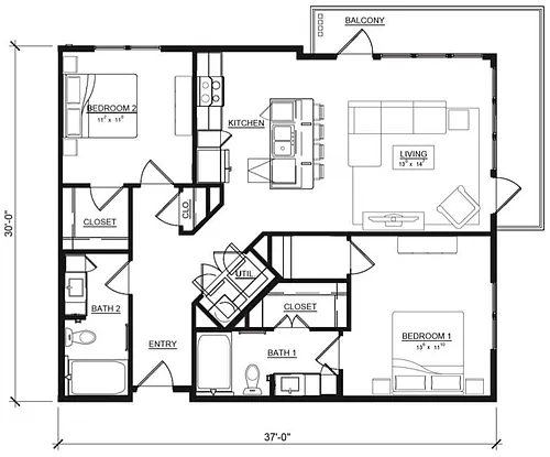 Floor plan Primrose | B1