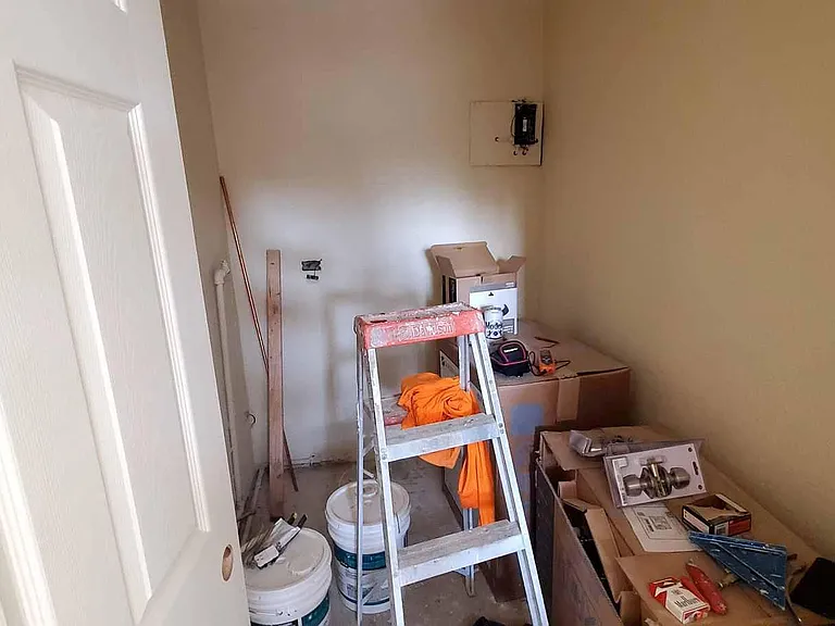 Laundry inside