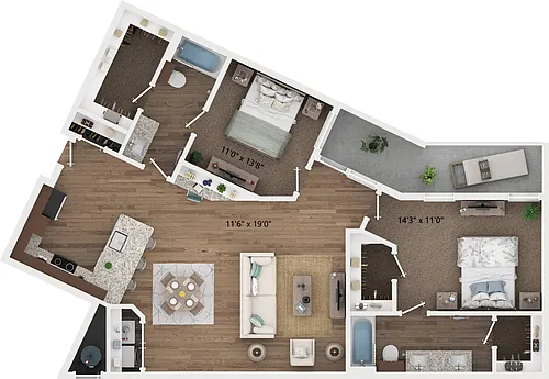 Floor plan B5