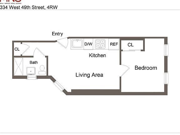 2nd image of 334 W 49th St APT 4RW
