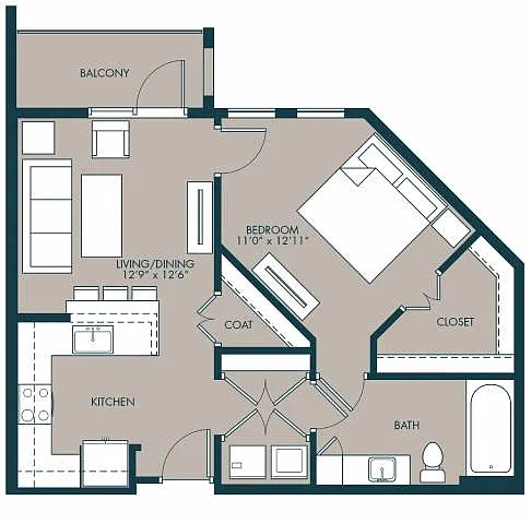 Floor plan The Fawcett