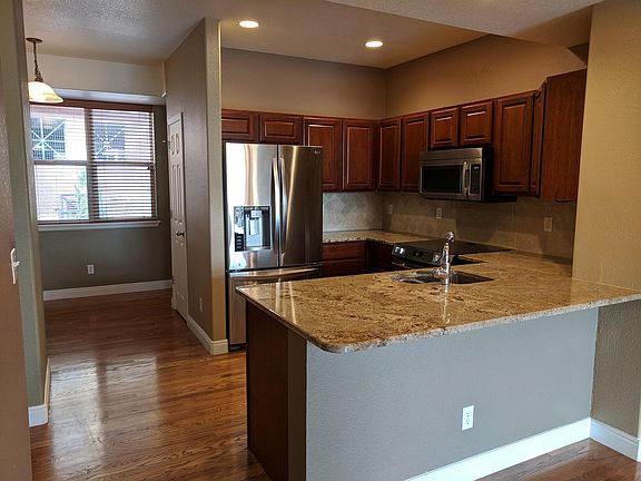 Kitchen with counter for 
