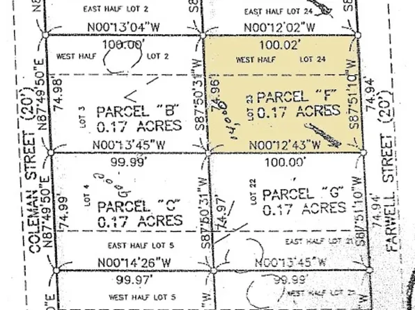 PARCEL Farwell St #F, Harrison, MI 48625