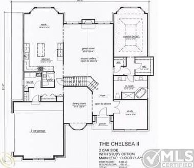 Chelsea II - Main level floor pl