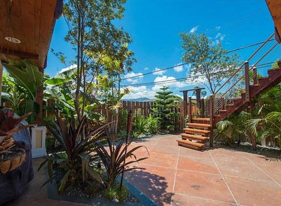 courtyard view from the home