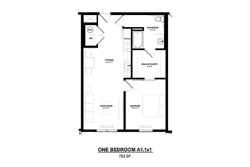 Floor plan A11X1