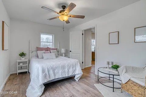 Bedroom off of front room