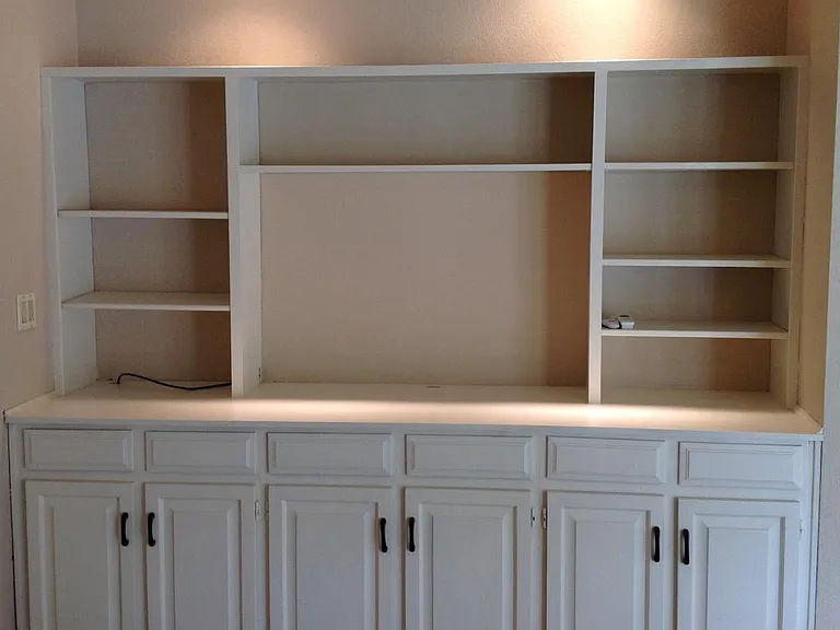 Built in Entertainment unit in Family Room