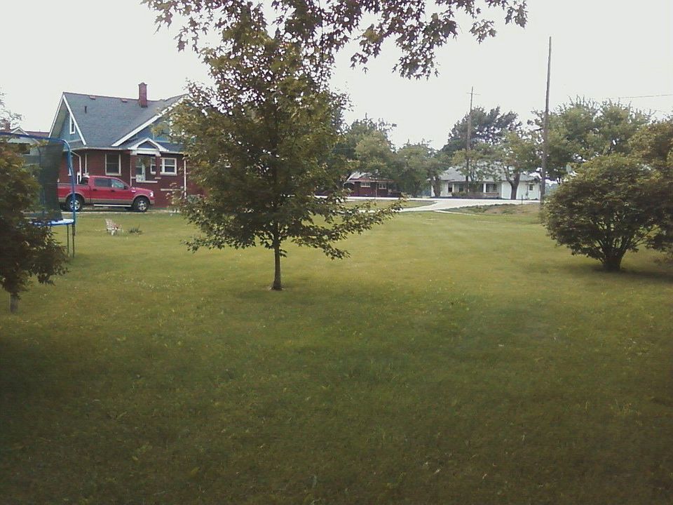 side yard looking to street.