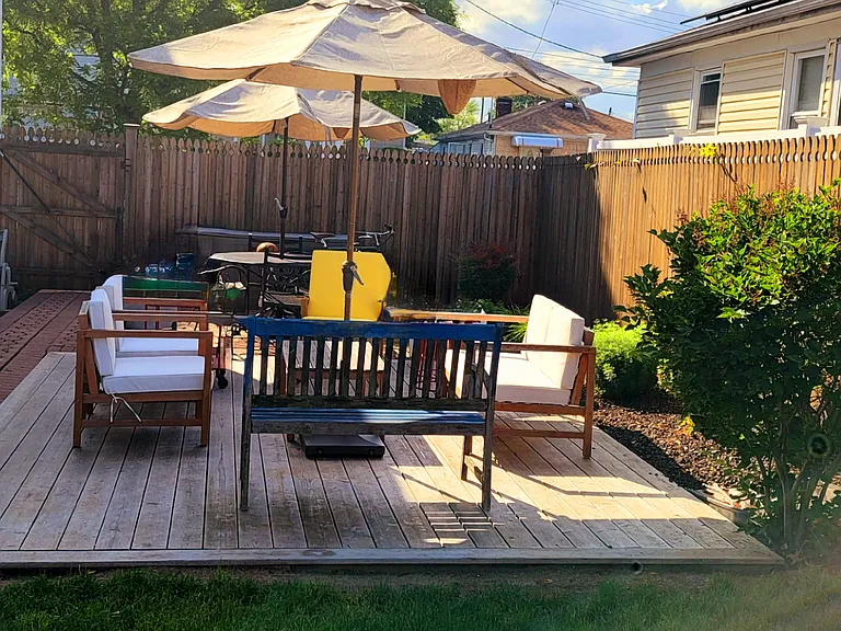 Deck, patio, and garden