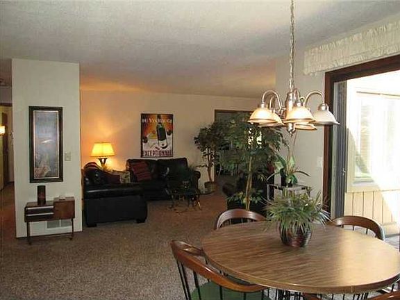 dining room opens to living 