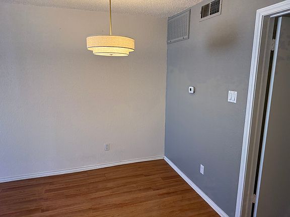 Dining area with updated fixture