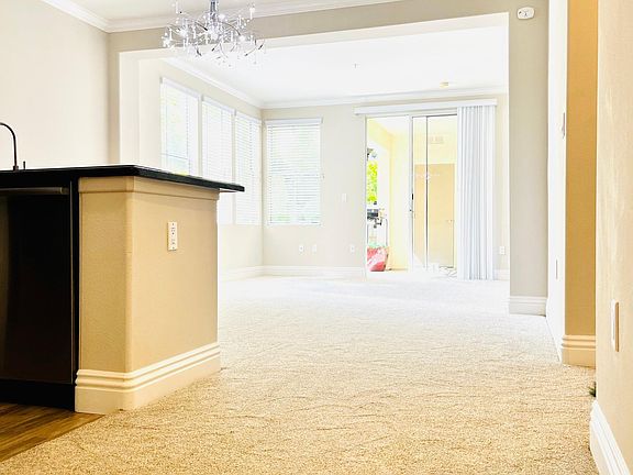 View of the living room from the entryway