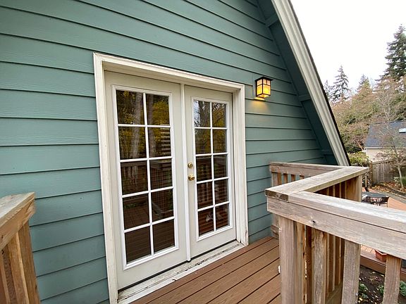 Apartment front door.