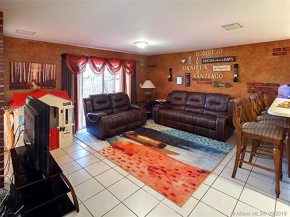 Family room with lake view