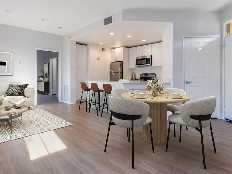 Living Room with Hard Surface Flooring