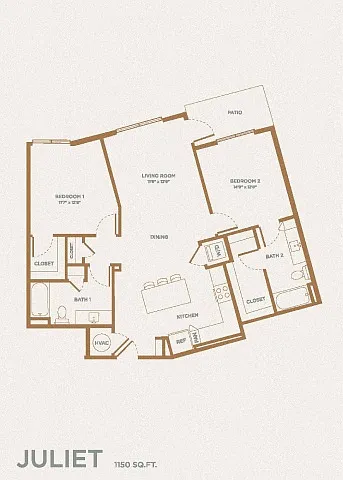 Floor plan Juliet
