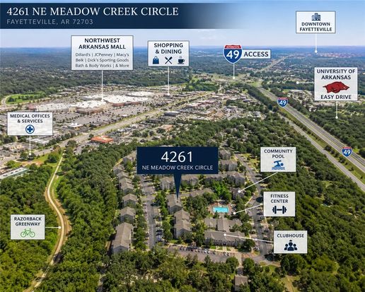 4261 NE Meadow Creek Cir APT 204, Fayetteville, AR 72703