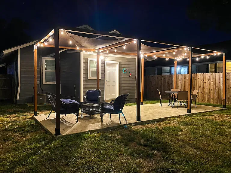 Enjoy outdoor living in the spacious, fully fenced backyard featuring a large patio with plenty of room for dining, entertaining, or simply relaxing outdoors.