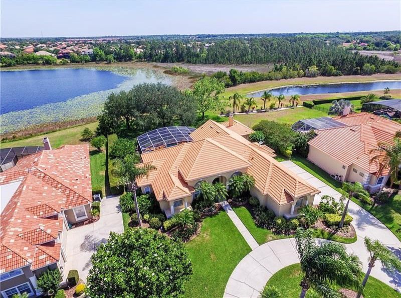Aerial View of House
