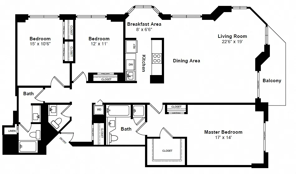 Floor plan New Yorker