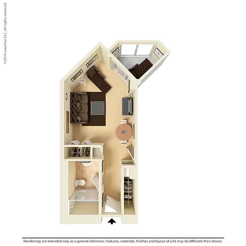 Floor plan Regular studio