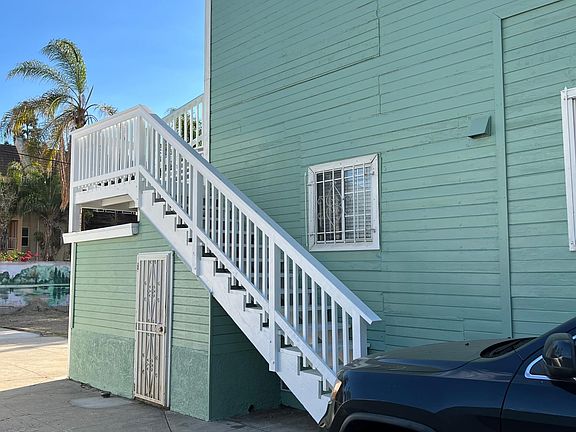 Entrance // stairs to back of house