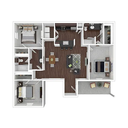 Floor plan C1 LUX