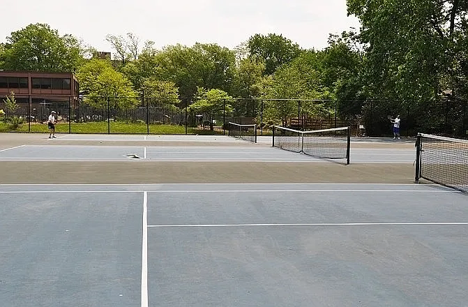 Local tennis courts