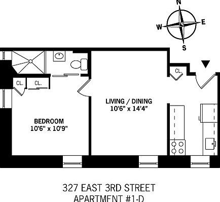 5th image of 327 E 3rd St APT 1D