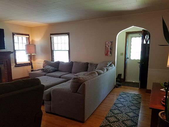 Living room with furniture