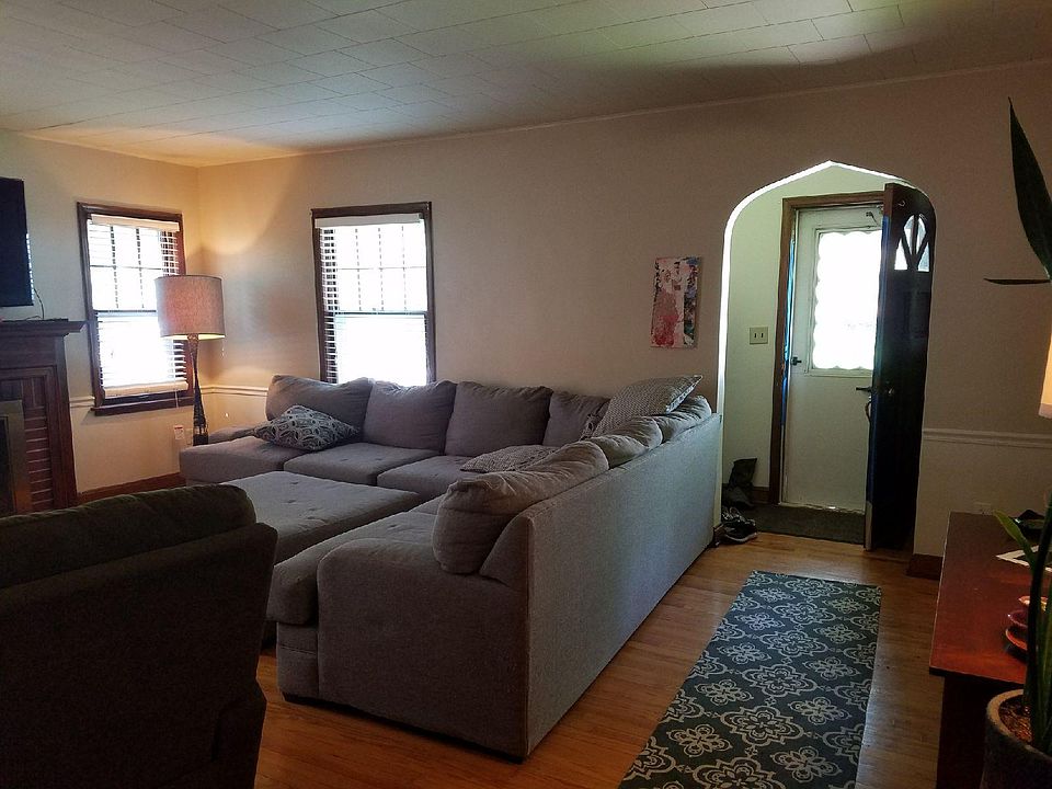 Living room with furniture