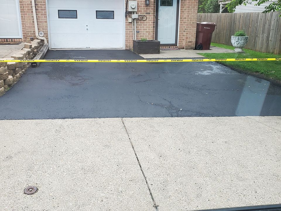 Newly sealed driveway 5/2022