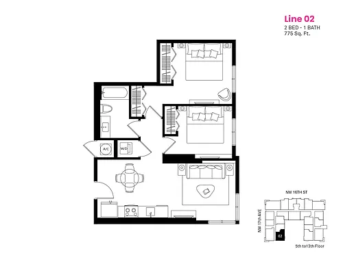 Floor plan Line 02
